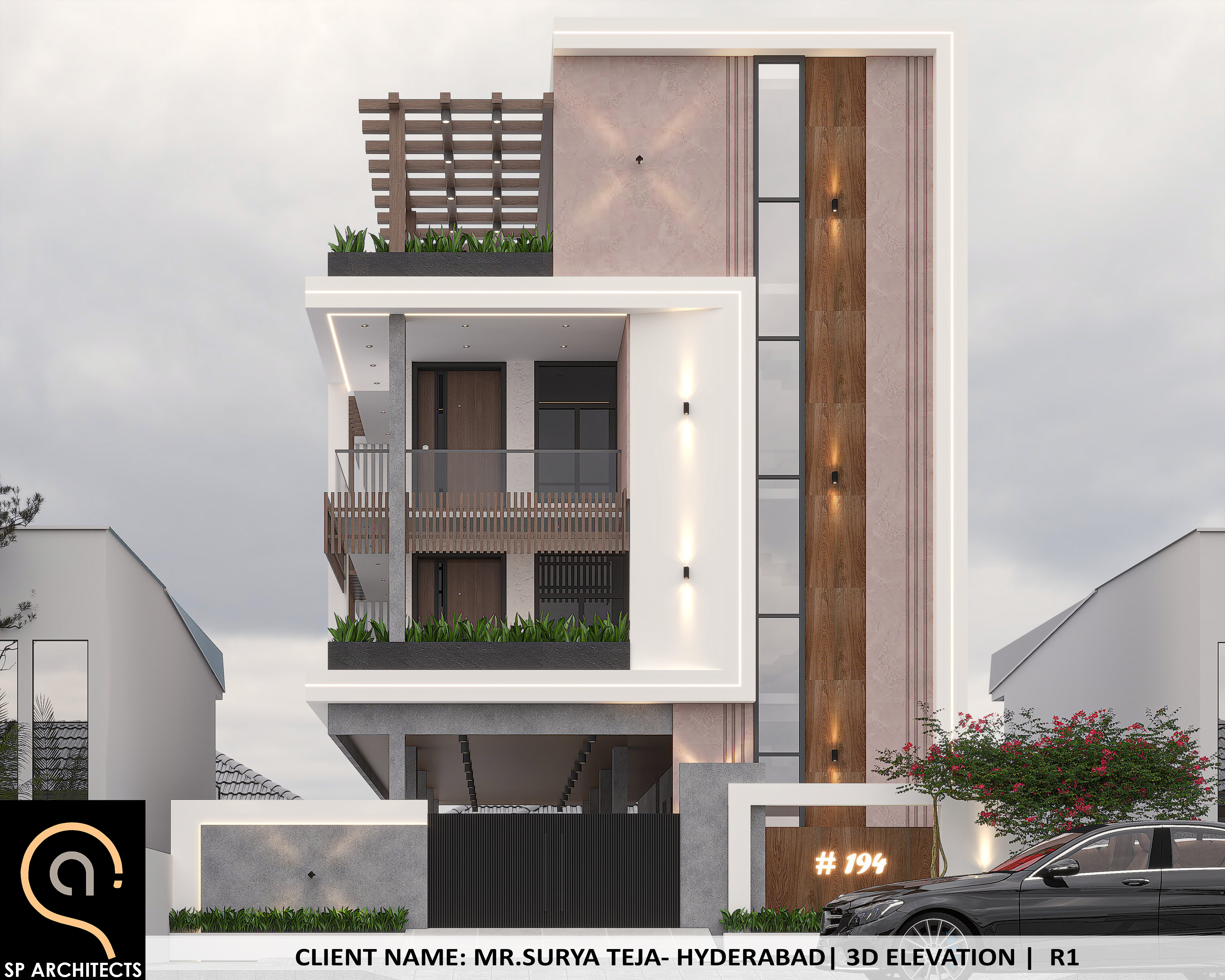 NS Reddy Residence architectural project